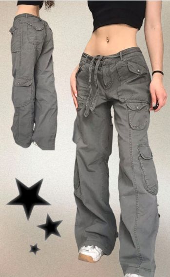 https://amzn.to/47oHLeE Baggy Cargo Pants Low Rise, Straight Legged Cargo Pants, Black Cargo Pants Low Rise, Baggy Low Rise Cargo Pants, Black Cargo Pants Tight, Cargo Low Waist Outfit, Low Waist Cargo Jeans, Low Rise Cargos Outfit, How To Style Low Waist Cargo Pants