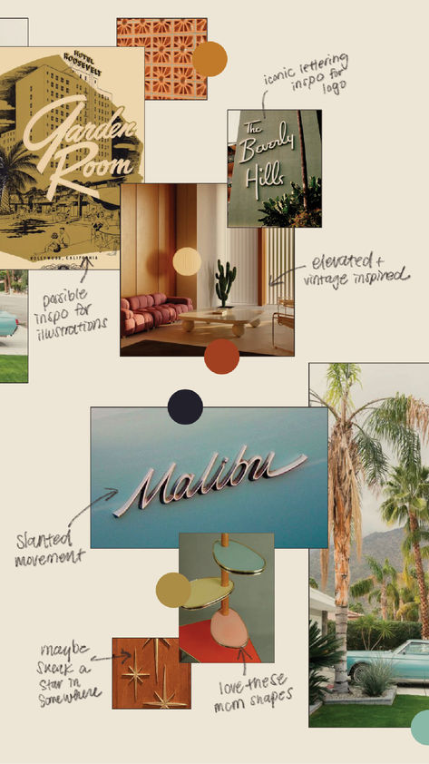 Retro Luxury Aesthetic, Cool Web Design Inspiration, Brand Mood Board Visual Identity, Retro Inspired Branding, Graphic Designer Mood Board, Travel Branding Design Visual Identity, Simple Graphic Design Ideas, Mood Boards Branding, Retro Branding Design Visual Identity