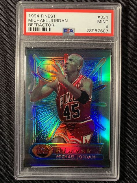 MICHAEL JORDAN REFRACTORS: A COMPLETE GUIDE TO JORDAN’S MOST VALUABLE REFRACTOR BASKETBALL CARDS | by AIR JORDAN PRIVATE COLLECTION | The Air Jordan Private Collection | Feb, 2021 | Medium Michael Jordan Basketball Cards, Sports Cards Collection, Graffiti Furniture, Jordan Gold, Michael Jordan Art, Michael Jordan Basketball, Sports Card, Michael B Jordan, Jordan Basketball