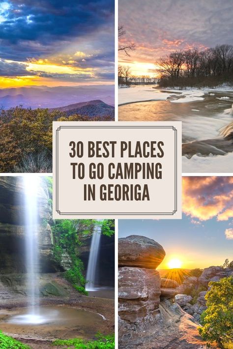 Best Camping Spots In The Us, Camping Georgia, Georgia Camping, Camping In Georgia, Hiking In Georgia, Camping Usa, Georgia Vacation, Camping Sites, Rv Parks And Campgrounds