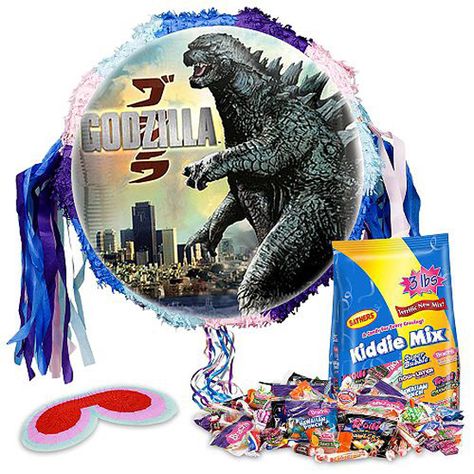 Godzilla 2014 pinata kit Party Ideas, Party Stuff, Birthday, Godzilla 2014, Godzilla, Projects To Try