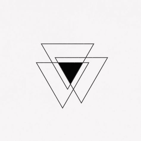 Triplets Tattoo Ideas, Connection Symbol Tattoo, Tattoo Connection Ideas, Triangle Family Tattoo, Symbols Of Connection, Three Symbol Tattoo, Three Siblings Drawing, Tattoo Siblings Three, Three Triangles Tattoo