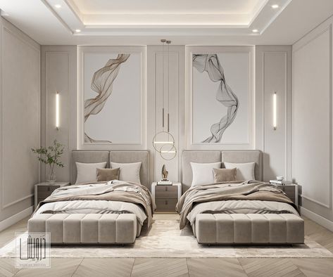 Sleeping Room Design, Modern Guest Bedroom, Guest Bedroom Design, Guest Room Design, Luxury Room Bedroom, Bedroom Interior Design Luxury, Desain Furnitur Modern, Modern Luxury Bedroom, Kids Interior Room