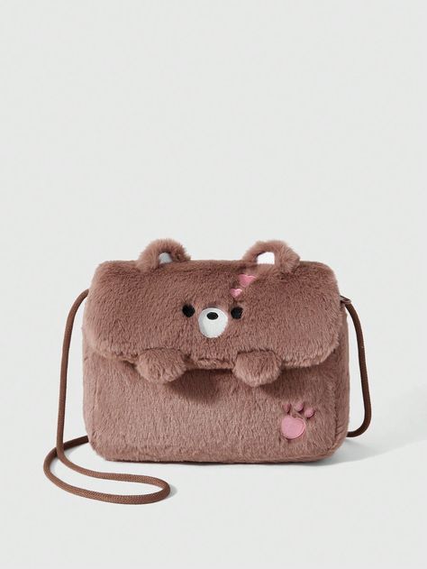 ROMWE Kawaii Cute Brown Bear Design Women's Crossbody BagI discovered amazing products on SHEIN.com, come check them out! Romwe Kawaii, Cute Brown Bear, Womens Crossbody Bag, Bear Design, Kawaii Cute, Square Bag, Women Bags, Brown Bear, Amazing Products