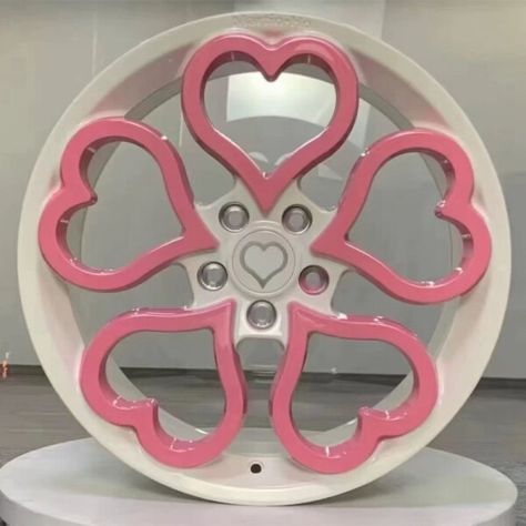 Just found this amazing item on AliExpress. Check it out! $1,199.73 | alloy wheels rims fit for auto cars hoops aluminum alloy rim tire high quality pink heart fit for women cars lovely Women Cars, Hello Kitty Car, Pink Car Accessories, Barbie Car, Car Assesories, Pink Rims, Car Deco, Deco Rose, Rims For Cars