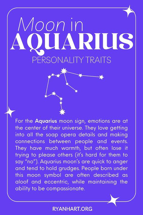 Aquarius Moon Traits, Aquarius Moon Woman, Aquarius Personality Traits Women, Aries Sun Aquarius Moon, Aquarius Emotions, Moon In Aquarius Woman, January Magick, Moon Person, Aquarius Moon Sign