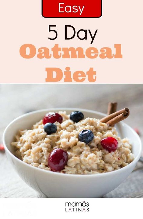 Drop the pounds in just 5 days with this purifying Oatmeal Diet | MamasLatinas.com Oat Diet, Grapefruit Diet Plan, Oatmeal Diet Plan, Egg And Grapefruit Diet, 1000 Calorie, Slim Down Fast, Oatmeal Diet, The Boiled Egg Diet, Egg Diet Plan