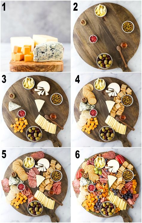 Serving Wine At A Party, Make A Cheese Board, Holiday Cheese Board, Appetizer Board, Holiday Cheese Boards, Holiday Cheese, Fest Mad, Charcuterie Inspiration, Charcuterie Platter