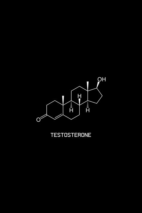 Testosterone Wallpaper, Testosterone Tattoo, Minimalism Wallpaper, Chemistry Tattoo, Molecule Art, Gym Motivation Wallpaper, Molecule Tattoo, Minimal Graphic Design, Gym Wallpaper