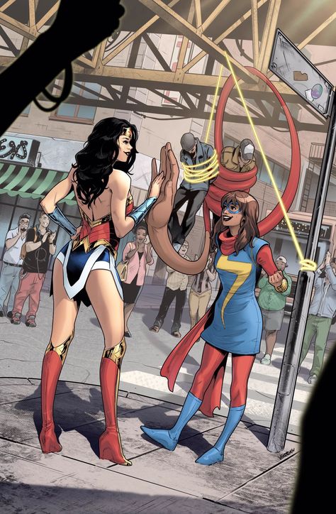 really silly person (jae) no X: "kamala khan would have been ms. wonder if she was in the dc universe https://t.co/640PTIE8dc" / X Dc And Marvel Crossover Art, Ms Marvel Kamala Khan, Ms Marvel Kamala, Dc Comics Vs Marvel, Marvel And Dc Crossover, Wonder Woman Comic, Dc Marvel, Dc Comics Artwork, Marvel Vs Dc