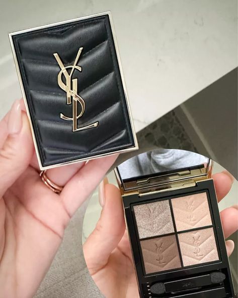 This YSL eyeshadow palette is my makeup obsession to snag during the Sephora Sale! Shade: 100 Stora Dolls has the perfect cool toned neutrals! Couture, Ysl Makeup Palette, Ysl Eyeshadow, Ysl Makeup, Sephora Sale, Palette Makeup, Makeup Must Haves, Makeup Obsession, Luxury Makeup