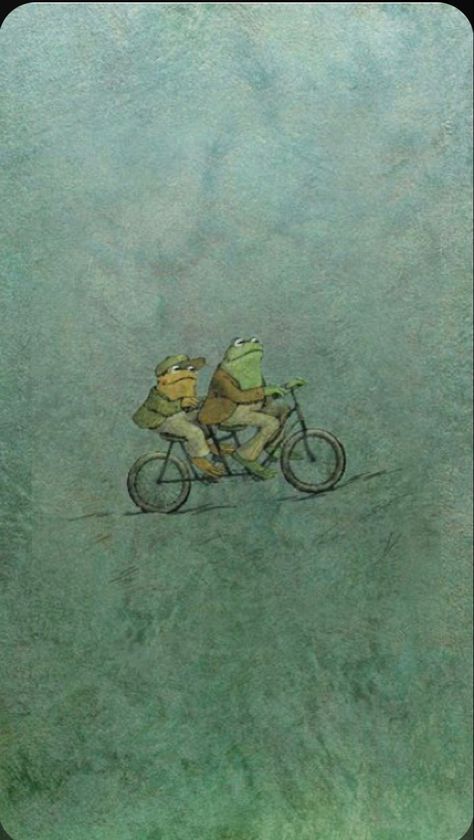 Cute Frog And Mushroom Wallpaper, Frog And Toad Book Illustration, Frog And Toad Matching Pfp, Frog And Toad Painting, Frog And Toad Lockscreen, Toad Sat And Did Nothing Frog Sat With Him, Frog And Toad Widget, Frog And Toad Background, Toad And Frog Aesthetic