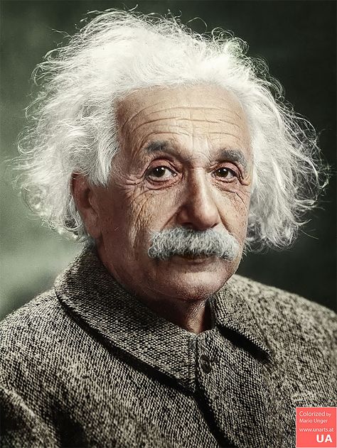 Artist Mario Unger Spends 3000 Hours To Colorize Old Black & White Photos Of Famous People Albert Einstein Biography, Photos Of Famous People, Albert Einstein Photo, Ulm Germany, Evelyn Nesbit, Old Man Portrait, Famous Historical Figures, People Design, Famous Portraits