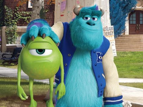 Monsters Inc Characters, Sully Monsters Inc, Disney Duos, Monsters Inc University, Mike And Sully, Mike And Sulley, Disney Best Friends, Love You Best Friend, Monsters University