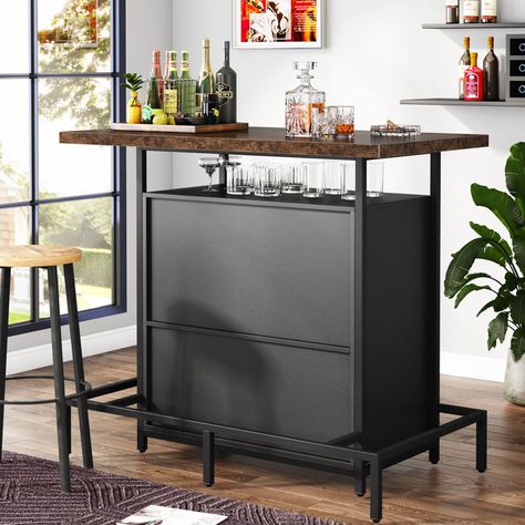 Home Bar Unit, Industrial Home Bar, Home Bar Cabinet, Bar Unit, Liquor Bar, Wine Bar Cabinet, Home Pub, Bar Black, Wine Table