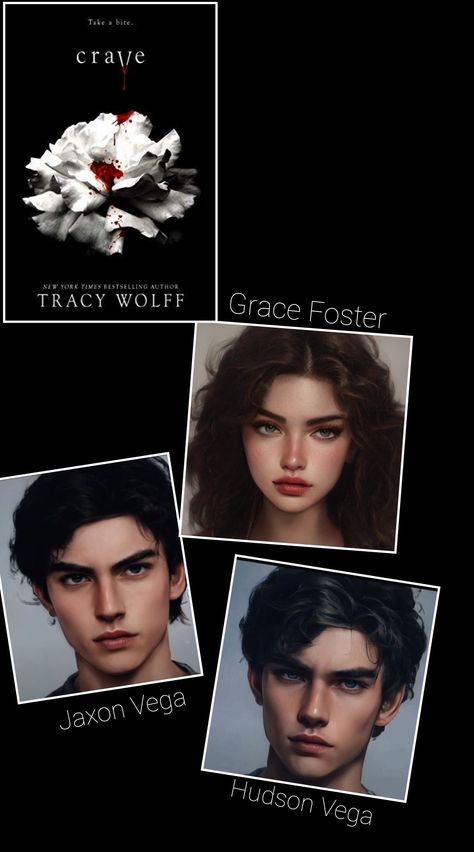 Grace And Jaxon Vega Crave, Crave Tattoo Ideas, Jaxon Vega And Grace, Jaxon And Hudson Vega, Crave Book Series Fanart, Crush Fanart Tracy Wolff, Grace And Hudson Vega, Jackson Vega Crave, Crave Grace And Hudson