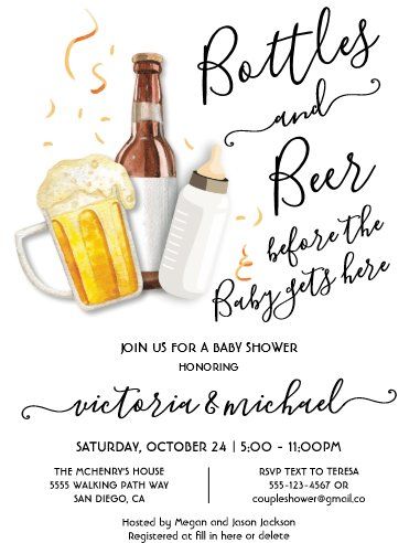 Diaper Keg Invites Baby Shower Ideas, Baby And Brews Shower Ideas, Diaper Party Themes, Beer Themed Baby Shower Ideas, Jack And Jill Baby Shower Ideas, Beer Baby Shower Ideas, Dad Baby Shower Ideas, Beer And Baby Shower Ideas, Brewery Baby Shower Ideas