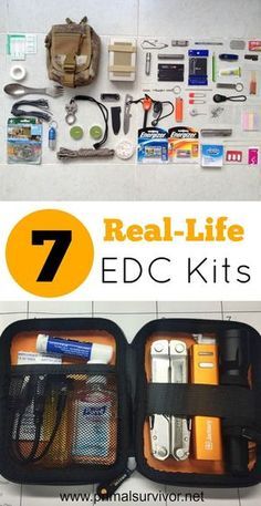 7 Real-Life Examples of EDC Kits. A good EDC kit will contain must-have survival items and items that you actually use on a regular basis. Since everyone has different survival needs, I decided not to give an EDC checklist. Instead, here are examples of real-life EDC kits. Let these EDC kits inspire you to build your own. An essential piece of survival kit for all of those serious about emergency preparedness. Urban Survival, Emergency Preparation, Mochila Edc, Survival Items, Emergency Preparedness Kit, Survival Supplies, Survival Equipment, Emergency Prepping, Wilderness Survival