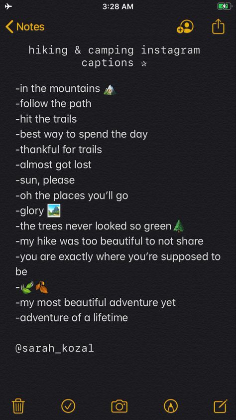 hiking & camping (nature) instagram captions Nature Post Captions Instagram, Caption For Pic With Nature, Instagram Captions On Nature, Instagram Story Captions Nature, Insta Captain For Nature, Caption For Nature Instagram, Ig Captions For Nature Pics, Captions About Nature Instagram, Travel Captain For Instagram