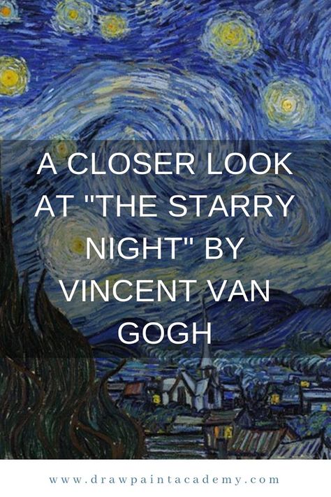 Vincent Van Gogh Paintings Starry Nights, Van Gogh Painting Style, Starry Night Style Painting, Paint Like Van Gogh, Starry Night Van Gogh Original, How To Paint Starry Night, Starry Night Painting Tutorial, Starry Night Inspired Art, Stary Night Van Gogh