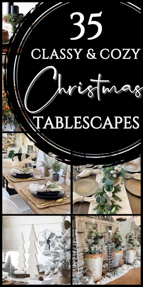 Simple Holiday Table Decor, Modern Christmas Centerpieces For Table, Boho Christmas Table Decor, Christmas Farmhouse Table Decor, Christmas Table Decoration Ideas, Christmas Table Styling, Neutral Christmas Tablescapes, Christmas Buffet Table Decorations Ideas, Christmas Tablescapes 2023