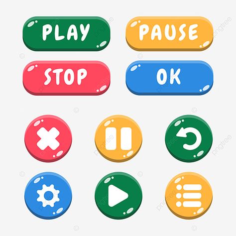 Game Button Design, Button Website, Button Clipart, Game Button, Articulate Storyline, Ui Buttons, Button Game, 2d Game Art, Png Hd
