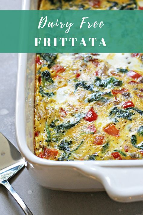 Quick Gluten Free Dairy Free Breakfast, Gluten Free Breakfast Vegetarian, Gluten Free Vegetarian Easter Recipes, Dairy Free Dinner Casserole, Diary Free Gluten Free Breakfast, Breakfast Quiche Dairy Free, Dairy Free Omelette, Heart Healthy Frittata, Gluten Dairy Free Breakfast Casserole