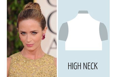 10 Wedding Guest Hairstyles for Dress Necklines | GlamCorner Hair For A High Neck Dress, Hairstyle For Round Neck Top, Best Hair For High Neck Dress, Hairdos For High Neck Dresses, Hairstyle With Halter Dress, Hairstyles To Wear With High Neck Dress, Hairstyles For Different Dresses, Hairstyle For Deep V Dress, Hair Styles With High Neck Dress