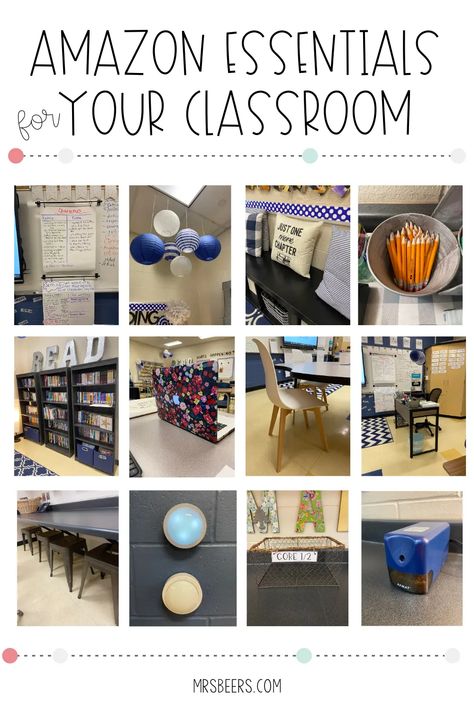 Middle School Resource Room Set Up, Amazon Classroom Decor, Middle School Reading Classroom Decor, Calm Classroom Decor Middle School, Middle School Classroom Must Haves, Teacher Must Haves Middle School, Ikea Classroom Ideas, Middle School English Classroom Decor, Middle School Classroom Decorating Ideas