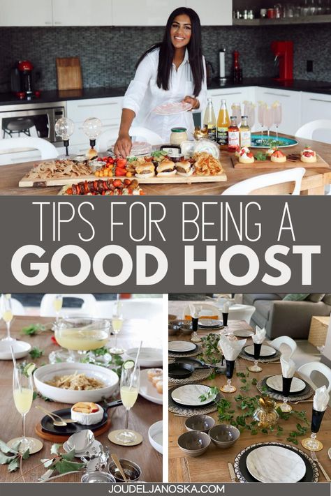 Use these tips for being a good host to host the perfect brunch at home. These tips work for hosting a party at home of any kind. #hosting #hostess #hostingtips #partyathome | tips for being a good hostess | tips for being a great host | hosting brunch at home | hosting a party at home | hosting tips | tips for being a hostess Hosting A Work Party At Home, How To Host A Dinner Party At Home, What To Bring To A Birthday Party, Hosting Outfits At Home, Host Brunch At Home, Hosting A Brunch At Home, Hosting Tips Entertaining, Hosting A Cocktail Party At Home, Hosting Brunch At Home Party Ideas