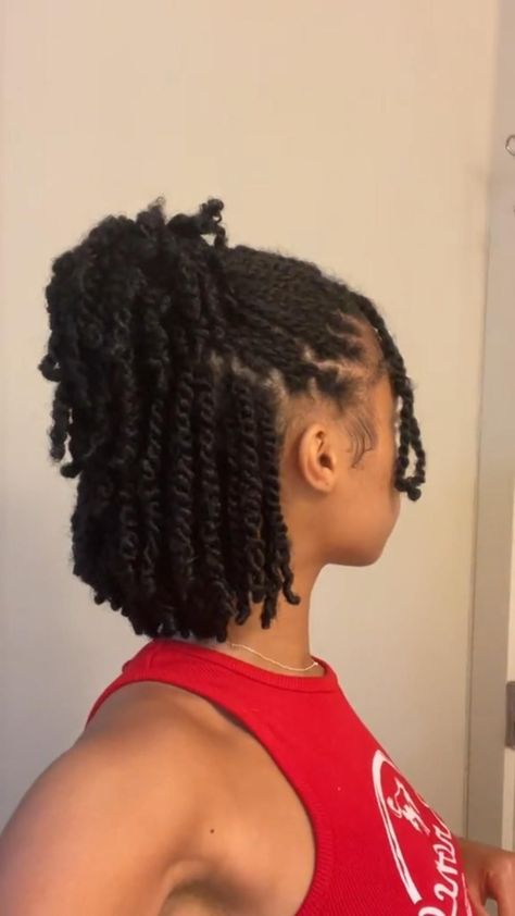 Trending Afro Hairstyles for Black Girls - Easy Protective Styles" Discover the latest trends in Afro hairstyles for black girls. Our easy protective styles are perfect for any occasion, from chic twists to timeless box braids. Don't miss out on the #AfroHairstyles and #ProtectiveStyles trends. Explore Pinterest boards for hair inspiration and celebrate your natural beauty with these fabulous Afro hairstyles that keep your hair healthy and stylish. #BlackGirlMagic #NaturalHairCare #HairInspo #P Easy Protective Styles, Mini Twists Natural Hair, Cabello Afro Natural, Quick Natural Hair Styles, Protective Hairstyles For Natural Hair, Girls Natural Hairstyles, Protective Hairstyles Braids, Natural Hair Twists, Twist Braid Hairstyles