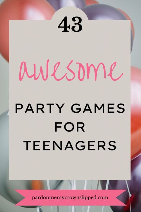 Want some great party games for teenagers that are sure to keep the whole gang having fun? Check out this list and have a blast at your next party.