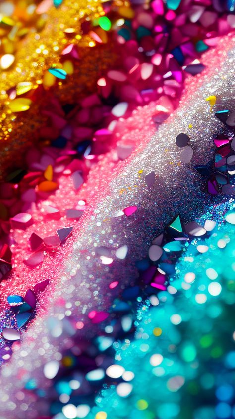 Colorful glitter wallpaper - by MW. Iphone Glitter Wallpaper, Glitter Wallpaper Backgrounds, Colorful Backgrounds Aesthetic, Color Full Wallpaper, Sparkle Wallpaper Iphone, Birthday Phone Wallpaper, Glitter Aesthetic Wallpaper, Glitter Iphone Wallpaper, Rainbow Aesthetics