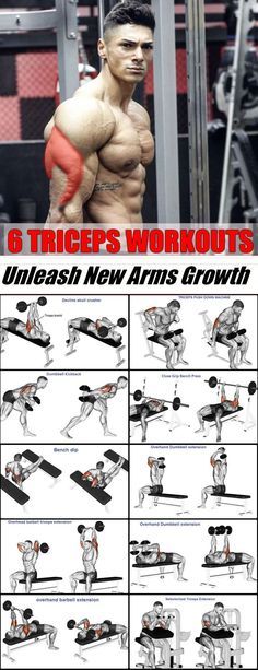 Trying to bulk up your arms gain strength and boost muscle definition? Stronger and bigger triceps don't just help you look better from the back (yup she's secretly checking you out when your back is turned). These are the most effective triceps exercises to stretch your shirtsleeves. If you're looking for more excellent tricep workouts to add to your regimen mix up your upper-body workout game with these exercises! Try this workout today and see for yourself! Trying to bulk up your arms gain s Shoulder Exercises, Chest Workout Routine, Fitness Studio Training, Latihan Dada, Trening Sztuk Walki, Latihan Kardio, Workout Bauch, Gym Workout Chart, Trening Abs