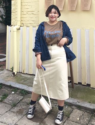 Classic Artsy Fashion, Big Size Outfit Ideas, Mid Size Asian Fashion, Big People Outfits, Ootd Big Size Casual, Outfit For Big Size Women, Outfit Ideas Big Size, Feminine Plus Size Outfits, Apple Body Shape Outfits Summer