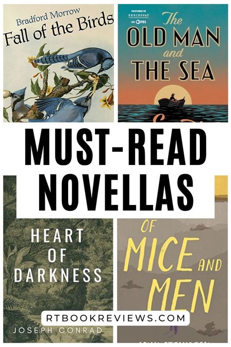 If you love reading, but fancy something quite short, novellas are the ideal option. You can find the best novellas right here! Tap to see our top 72 novellas you'll want to add to your reading list! #novellas #shortbooks #shortstories #bestnovellas Novellas To Read, I Am Legend, Joseph Conrad, Short Books, Of Mice And Men, Dark Heart, Book Genres, Book Worm, Books Young Adult