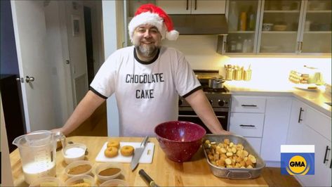 Duff Recipes, Duff Goldman Cakes, Donut Bread Pudding, Donut Bread, Baked Smores, Duff Goldman, Cake Donut, Spring Dishes, Cereal Treats