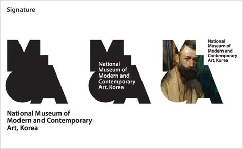 Korea Logo, Museum Identity, Museum Branding, Contemporary Art Design, Contemporary Logo, Museum Logo, National Art Museum, City Branding, Art Galleries Design