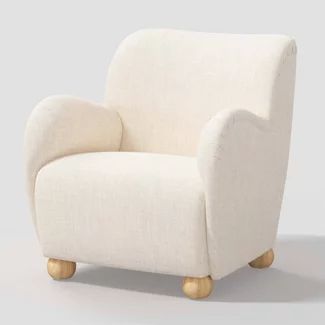 Accent Chairs : Page 5 : Target Farmhouse Armchair, Small Accent Chairs, Upholstered Accent Chairs, Cube Ottoman, Furniture Design Living Room, Stylish Chairs, Free Fabric Samples, Linen Upholstery, Furniture Collections