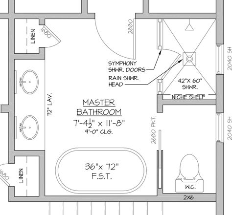 Light & Bright Master Bathroom Design | That Homebird Life Blog | #primarybathroom #housedesign #modernbathroom Big Bathroom Plans Layout, Main Bathroom Floor Plans, 9x12 Bathroom Layout Master Bath, 8 X 12 Bathroom Layout Master Bath, Bathrooms Layout Ideas, 80 Sq Ft Bathroom, 10 X 12 Master Bath Layout, 12 X 8 Bathroom Layout, 13x13 Bathroom Layout