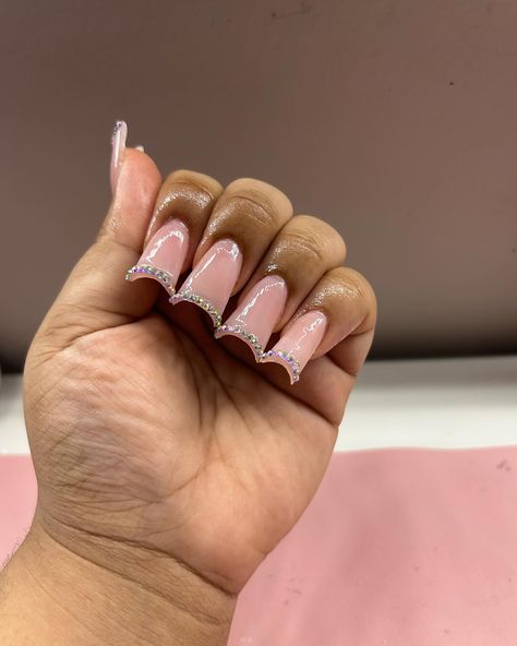 Swipe to see progress of a short duck set 🎀. #nails #prettynails #nailsofinstagram #nailsart #nailaddict #naildesigns #nailjunkie #naillove #pressons #pressonnails #nails2inspire #nailartist #nailinspo #explore #explorepage✨ #explorepage #ducknailshape #atl #atlnails #georgia #acrylic #polygel Slim Duck Nails, Baddie Duck Nails, Simple Duck Nails, Duck Tip Acrylic Nails, Short Duck Nails Acrylic, Duck Nails Short, Duck Nail Designs, Duck Nails Acrylic, Set Nails