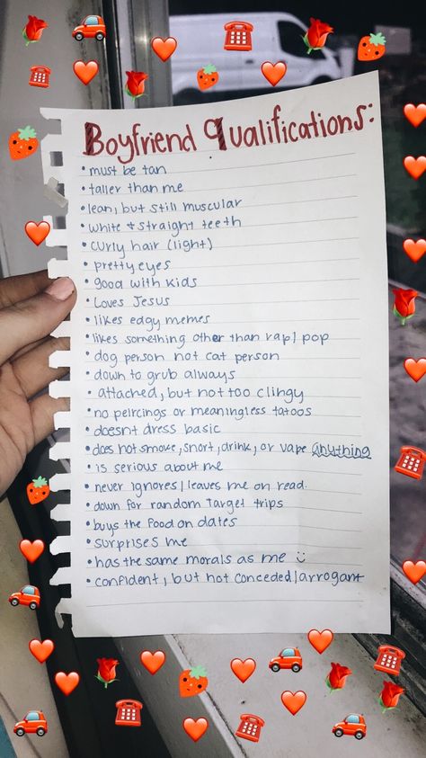 pinterest || кαℓєyнσggℓє The Perfect Bf List, The Perfect Boyfriend List, The Perfect Guy List, Boyfriend Expectations List, My Dream Guy List, Boyfriend Checklist I Want, Year 9 Tips Uk, Perfect Girlfriend List, Different Kinds Of Piercings