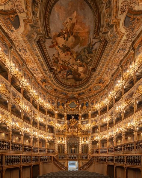 🎭 The two faces of an opera house ✨ The Margravial Opera House of Bayreuth is really one of a kind. No matter how you look at it, the… | Instagram Bayern, Baroque Architecture, Bayreuth, Palais Garnier Paris, Bayreuth Germany, Aphrodite Aesthetic, Great Comet Of 1812, Palais Garnier, Vampire Series