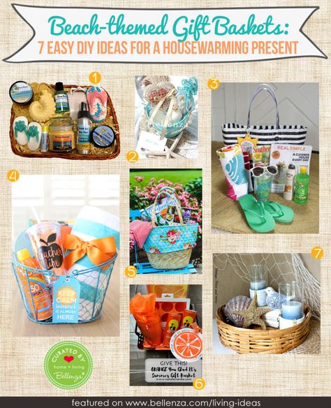 Beach Baskets Ideas Summer Gifts, Summer Theme Gift Basket Ideas, Beach Theme Basket Ideas, Pool Themed Gift Basket, Beach Bag Teacher Gift Ideas, Beach Theme Teacher Gift, Beach Theme Gift Basket Ideas, Beach Themed Gift Basket Ideas, Beach Gift Basket Ideas