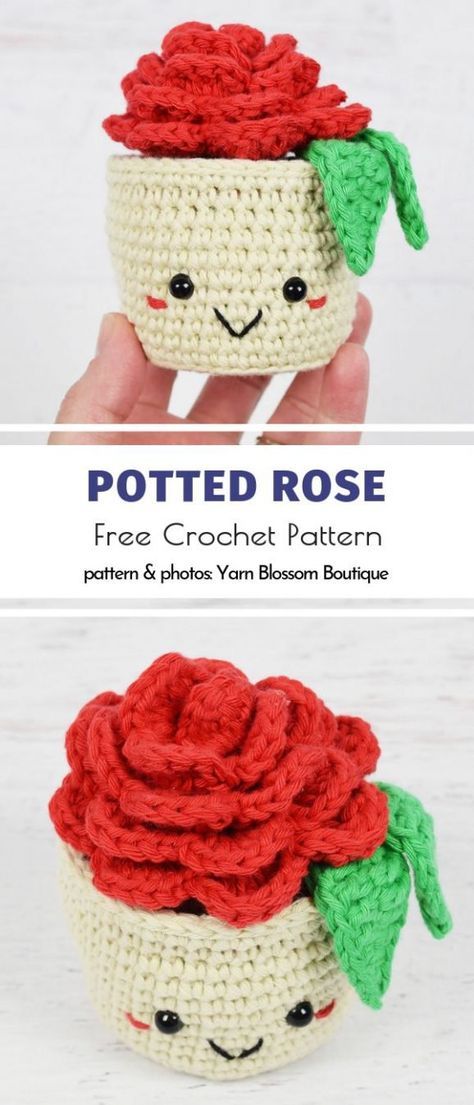 Rose Cottagecore, Roses Au Crochet, Crochet Zig Zag, Pola Topi, Crochet Valentine Patterns, Crochet Roses, Crochet Rose Pattern, Rose Crochet, Crochet Pattern Free