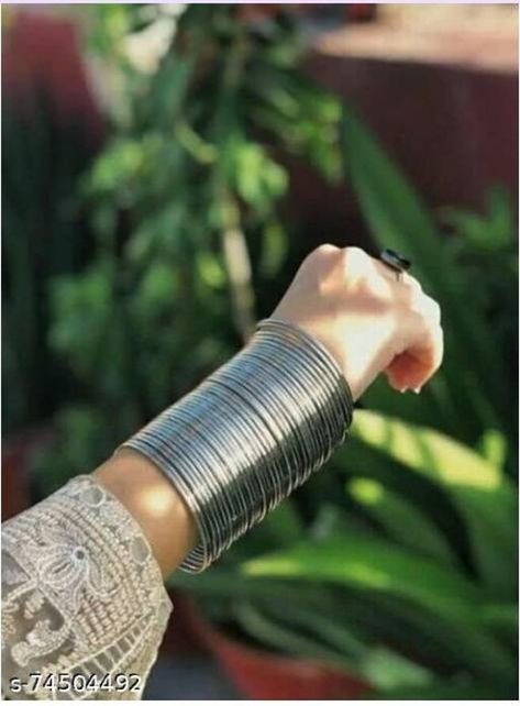 Check out this item in my Etsy shop https://www.etsy.com/in-en/listing/935963172/42-metal-bangles-non-precious-metal Plating, Oxidised Bangles, Metal Bangles, Bangles Set, Bangles Indian, Boho Hippie, Birthday Anniversary, Silver Plated, Bangles