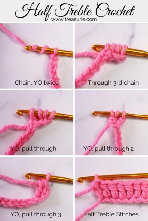 Amigurumi Patterns, How To Treble Crochet, Easy Beginner Crochet Patterns, Treble Crochet, Crochet Stitches Chart, Half Double Crochet Stitch, Beginner Crochet Tutorial, Crochet Chain, Easy Crochet Stitches