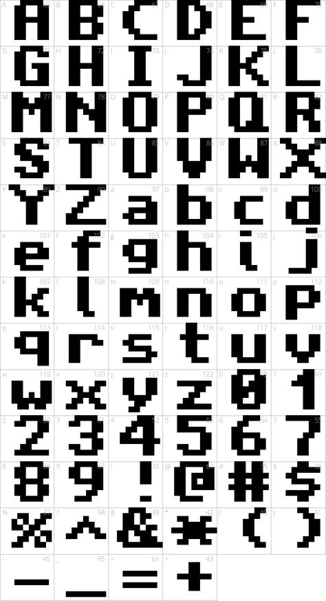 8 Bit Letters, 8 Bit Font, Pixel Font Alphabet, Pixel Art Font, Pixel Letters, Pixel Alphabet, Video Game Font, Computer Font, Game Font