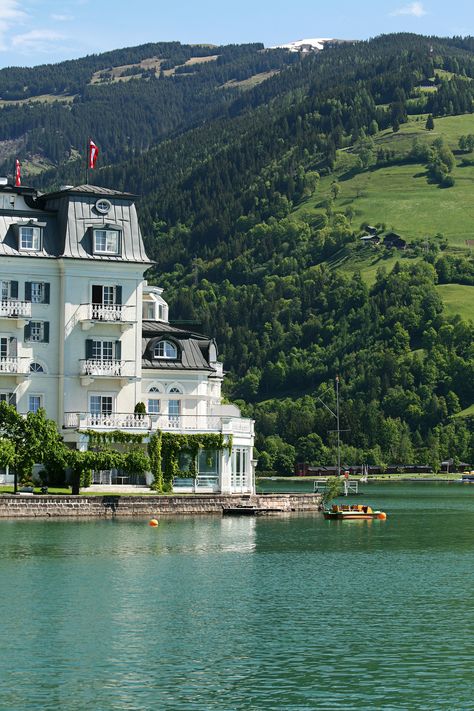 Zell am See, Salzburg, Austria #zellamsee #salzburg #austria Tirol, Honeymoon In Austria, Salzburg Austria Aesthetic, Austria Countryside, Austria Aesthetic, Zell Am See Austria, Austria Salzburg, Summer Abroad, Zell Am See