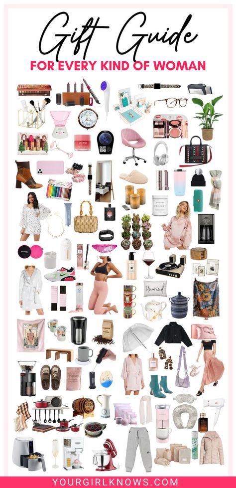 Even when the girls have a million things we can gift them, it is not to choose one thing out of a million. That's insane! So here are so many pretty Christmas gifts for women that she'll love and actually use. Cute Gifts For Sister Christmas, Things To Get Girlfriend For Christmas, Good Secret Santa Gifts Ideas, Christmas Presents Ideas For Friends, Christmas Presents Girlfriend, Must Have Gifts For Women, Christmas Gifts For Females, Top Christmas Gifts For 2022 For Women, Best Christmas Gifts For Girlfriend